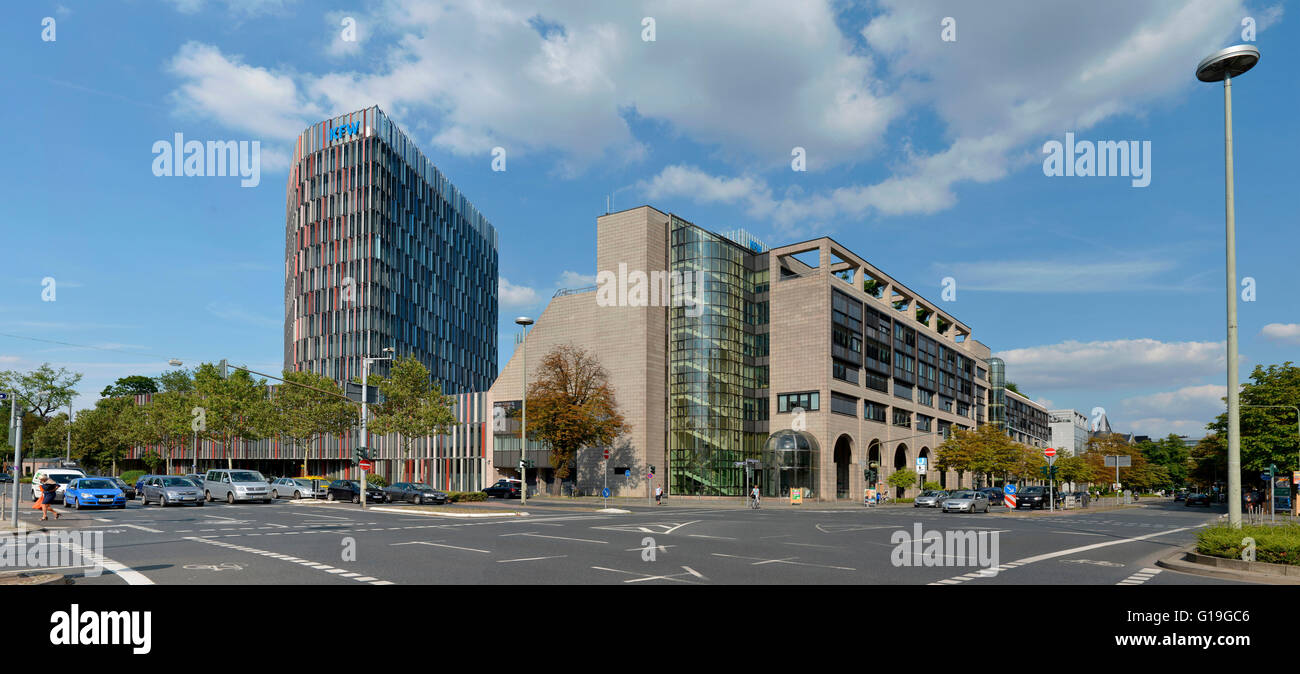 KFW, Kreditanstalt Pelz Förderinstitut, Bockenheimer Landstraße, Zeppelinallee, Frankfurt Am Main, Hessen, Deutschland Stockfoto