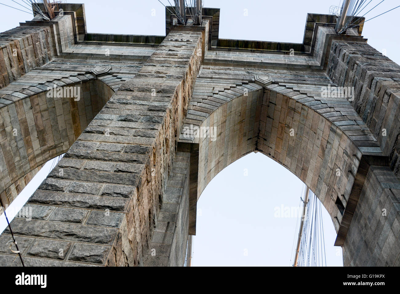 Brooklyn Bridge, Manhattan, New York City, New York, USA Stockfoto