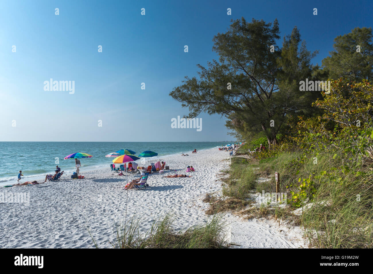 STRAND DELNOR-WIGGINS PASS STATE PARK NAPLES FLORIDA USA Stockfoto