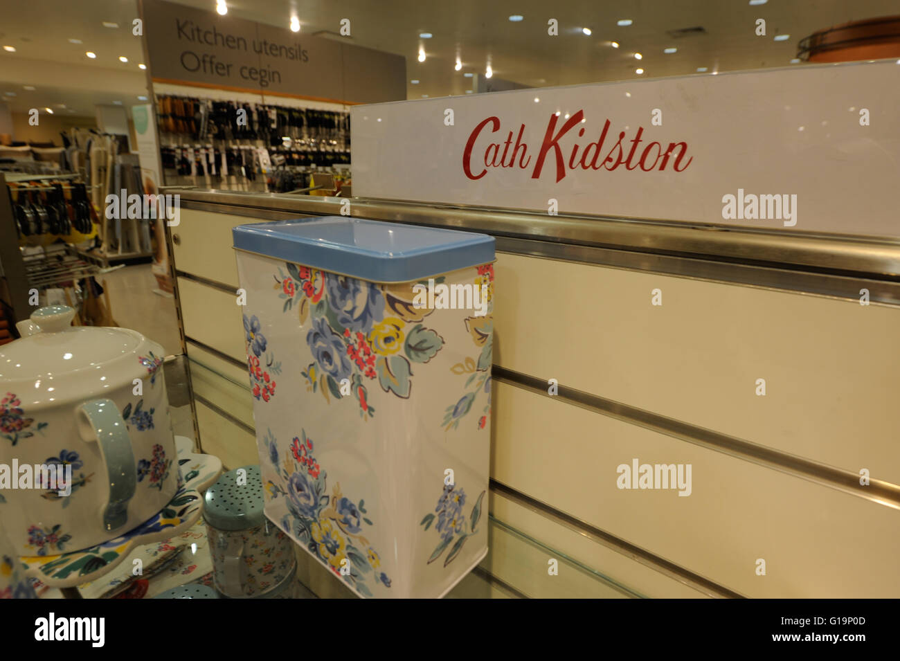 Cath Kidston, Heimtextilien, Einzelhandel, UK Stockfoto