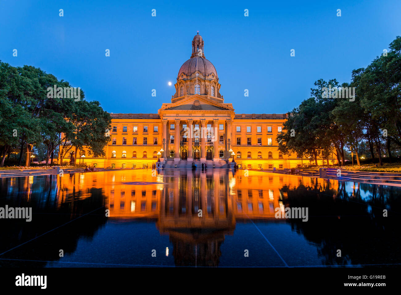 Alberta Legislature, Edmonton, Alberta, Kanada Stockfoto