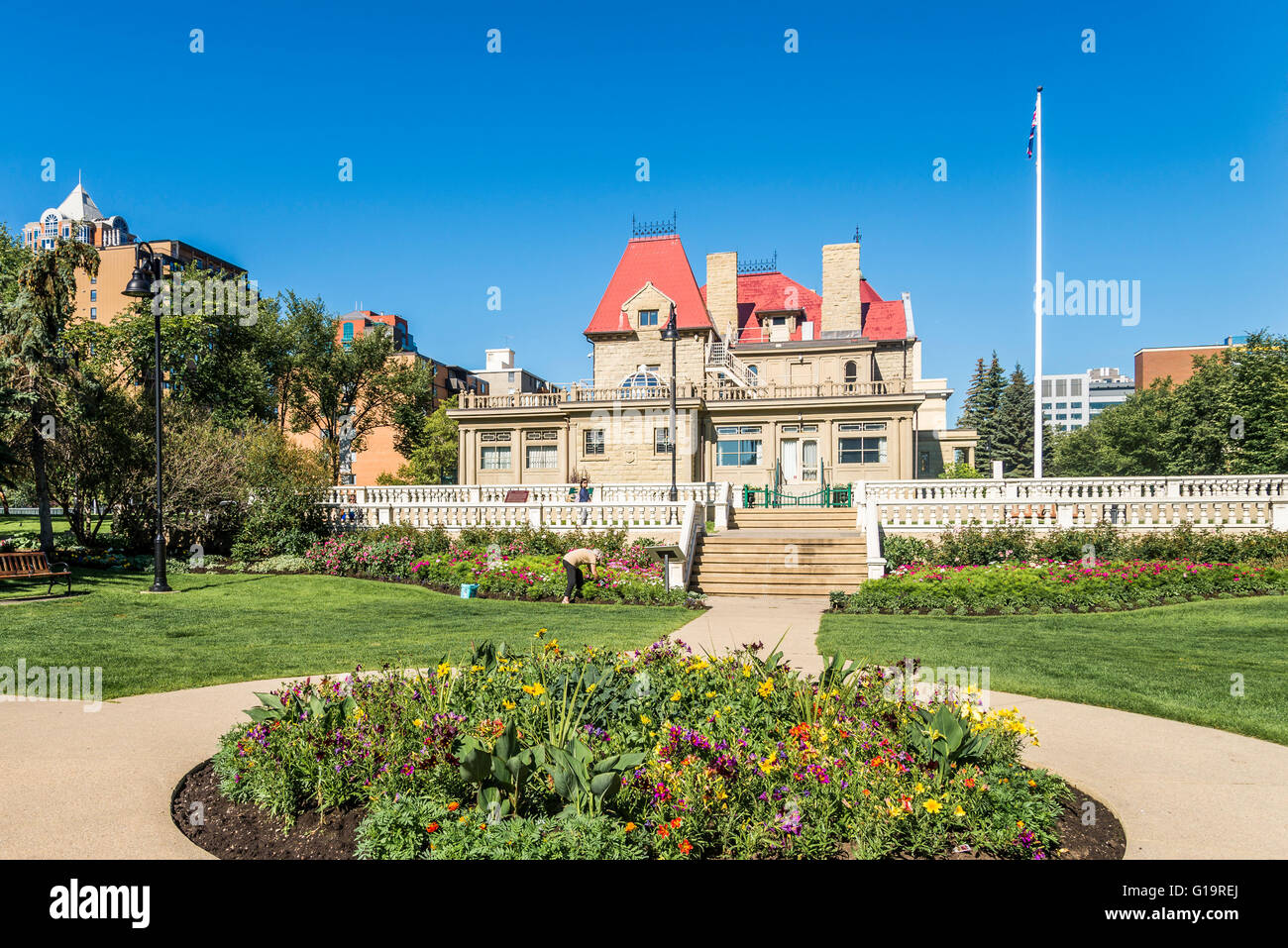 Lougheed House, Calgary, Alberta, Kanada Stockfoto