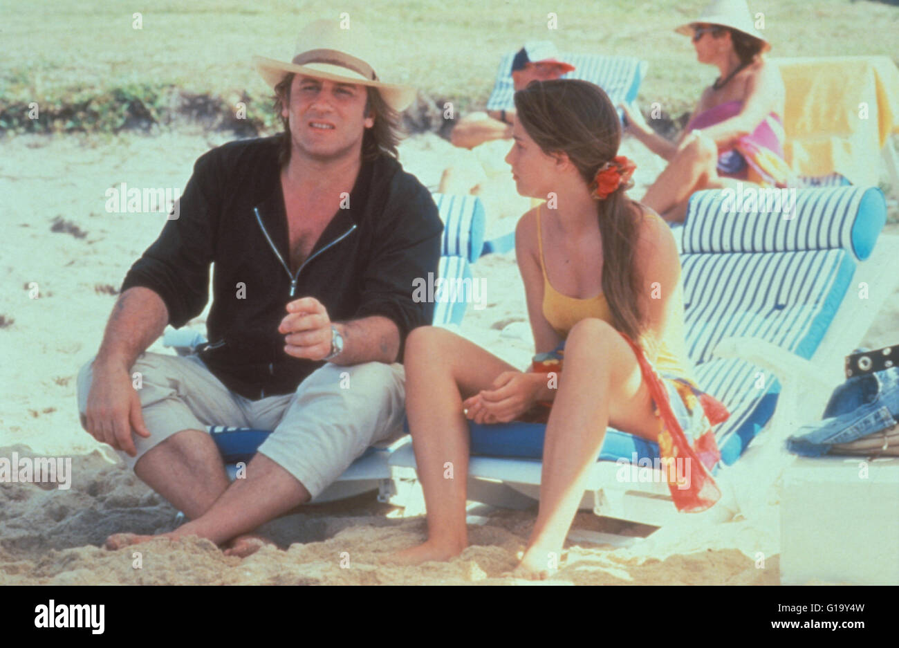 Mein Vater der Held / Gérard Depardieu / Marie Gillain Stockfoto