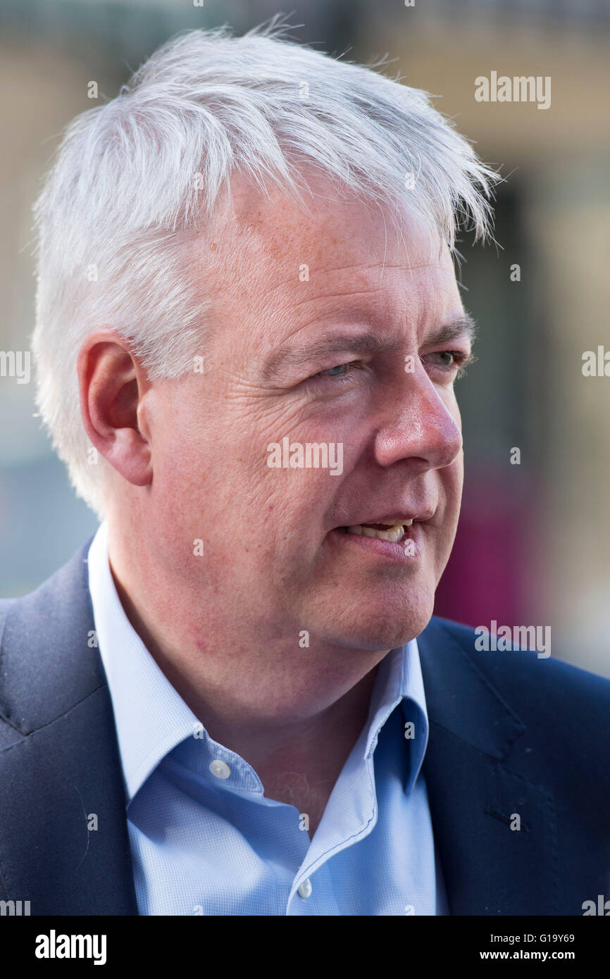 Carwyn Jones erster Minister von Wales und Führer der Waliser Arbeit. Stockfoto