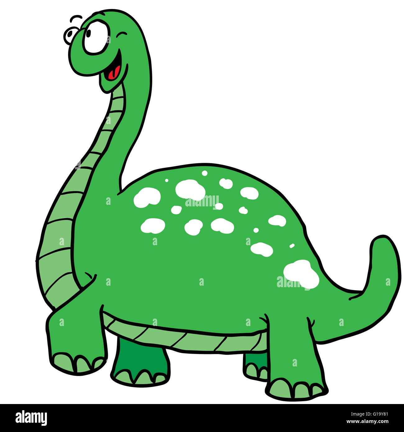 Dinosaurier Cartoon illustration Stock Vektor