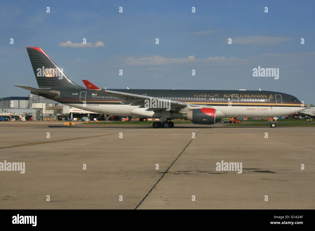 ROYAL JORDANIAN A330 Stockfoto