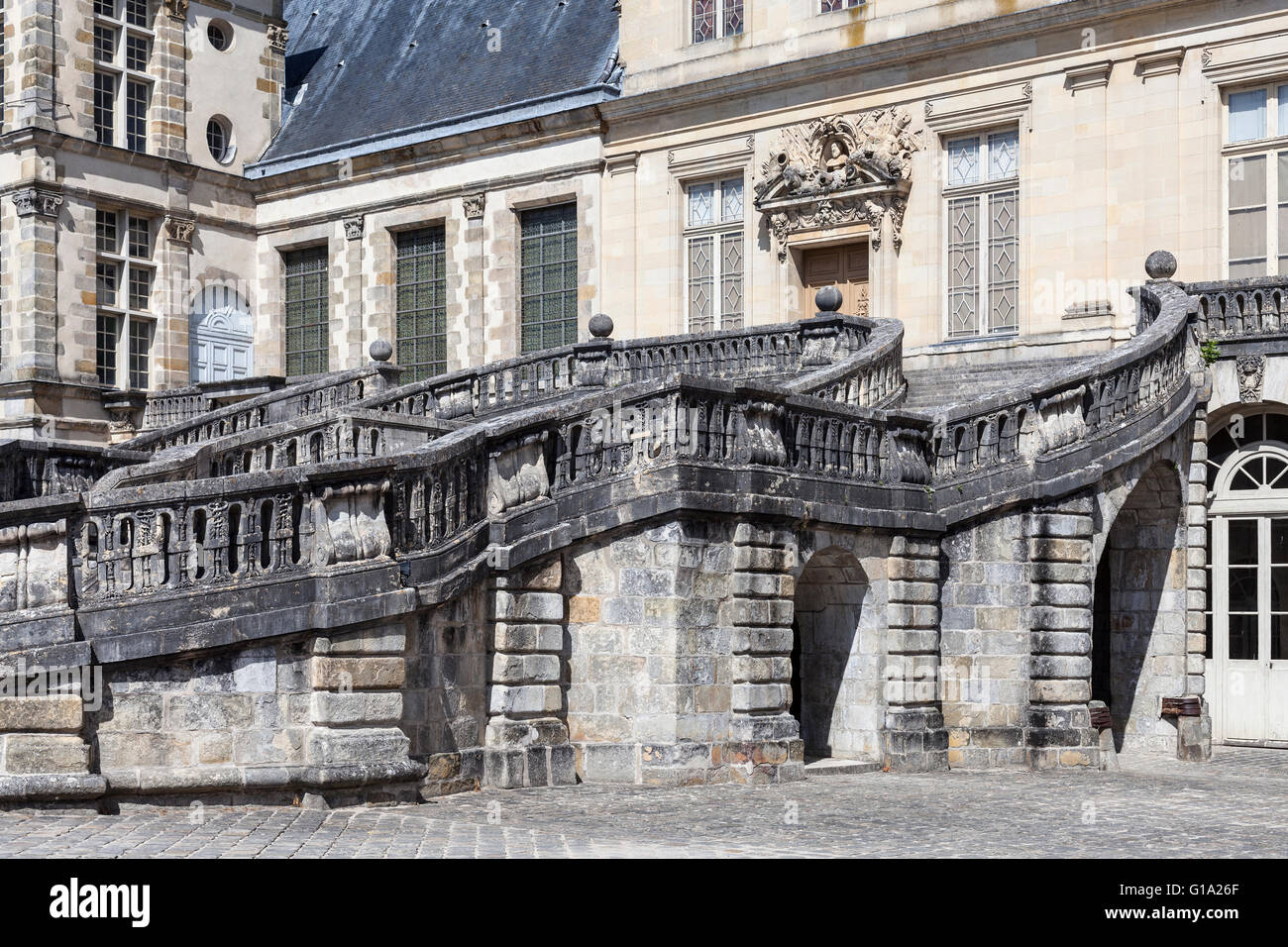 Das Schloss von Fontainebleau, 2015 Stockfoto