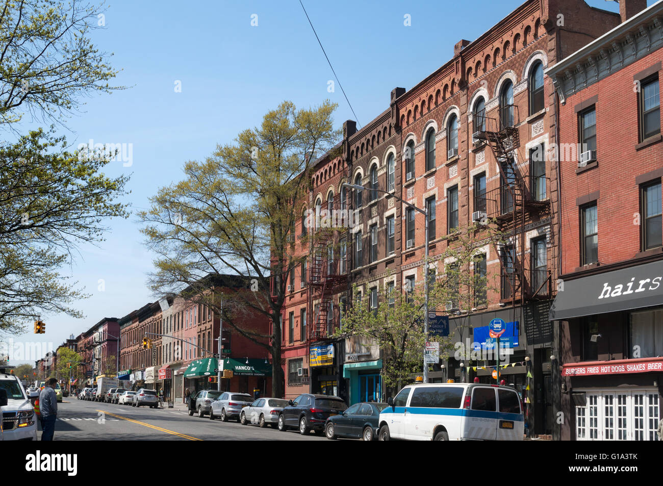 7th Avenue in Brooklyn, New York, USA Stockfoto