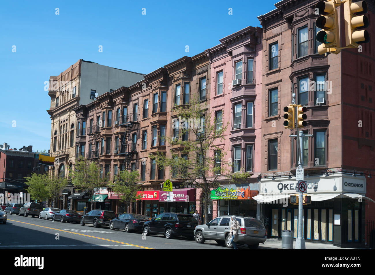 7th Avenue in Brooklyn, New York, USA Stockfoto