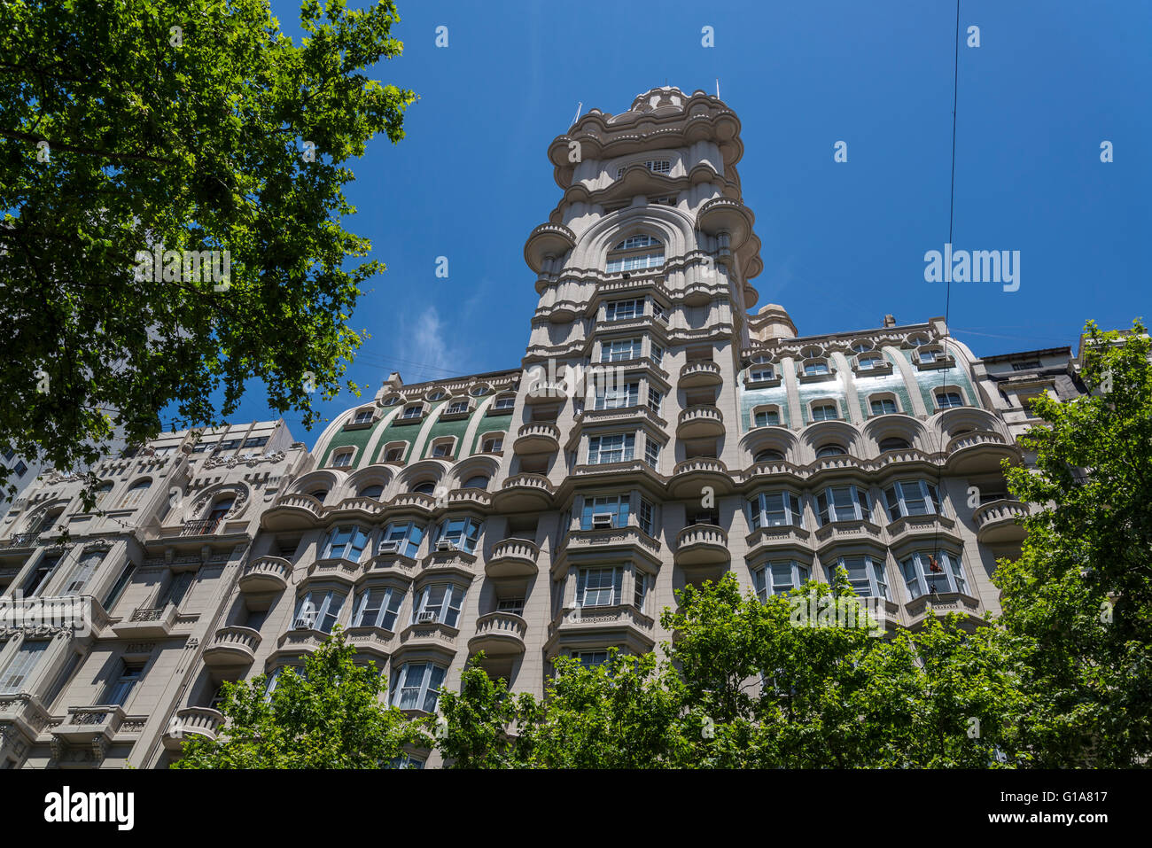 Palacio Barolo, Avenida de Mayo, Buenos Aires, Argentinien Stockfoto