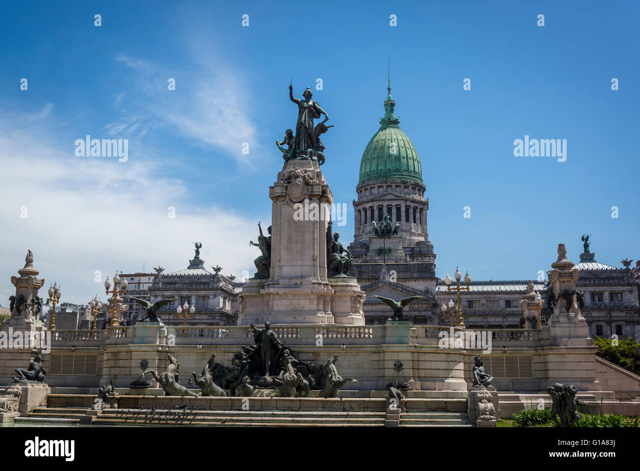 Nationaler Kongress für Argentinien, Buenos Aires, Argentinien Stockfoto