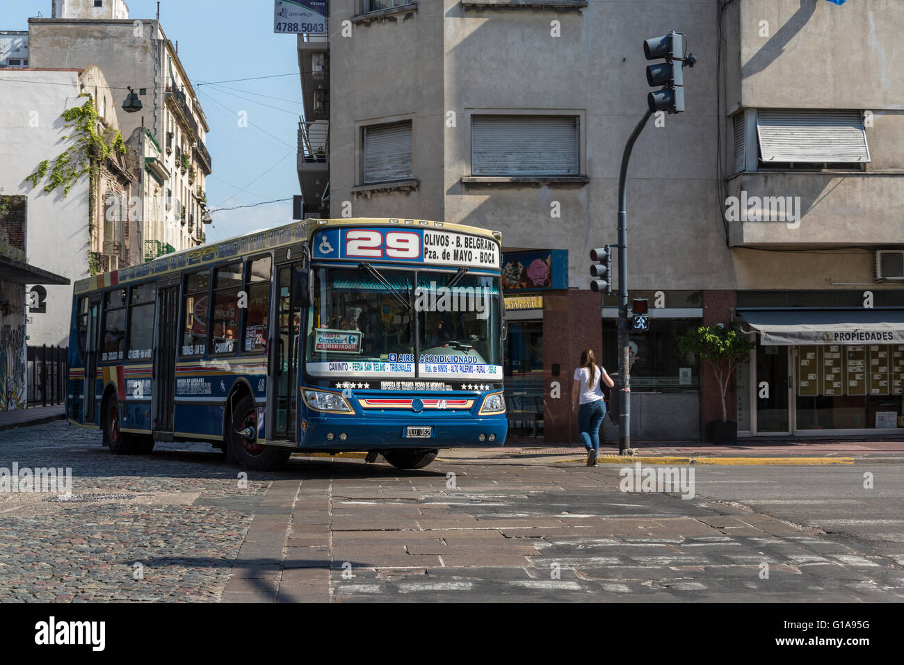 City Transport, San Telmo, Buenos Aires, Argentinien Stockfoto