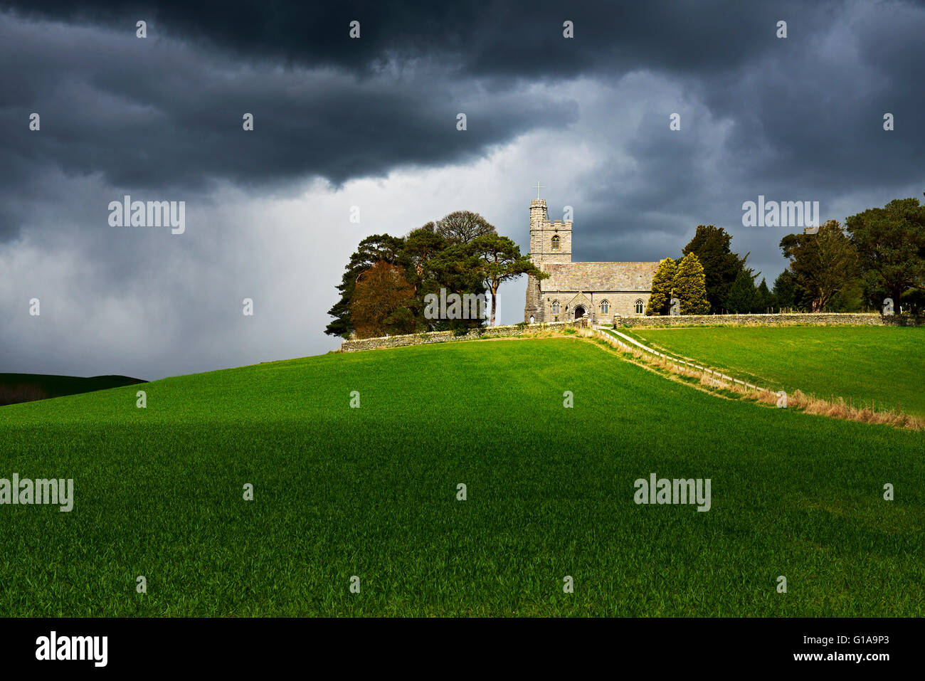 St Patricks Kirche, Preston Patrick, Cumbria, England UK Stockfoto