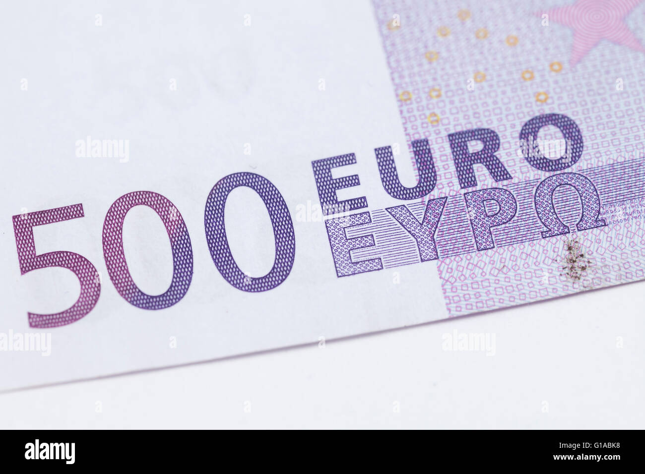 500 Euro-banknote Stockfoto