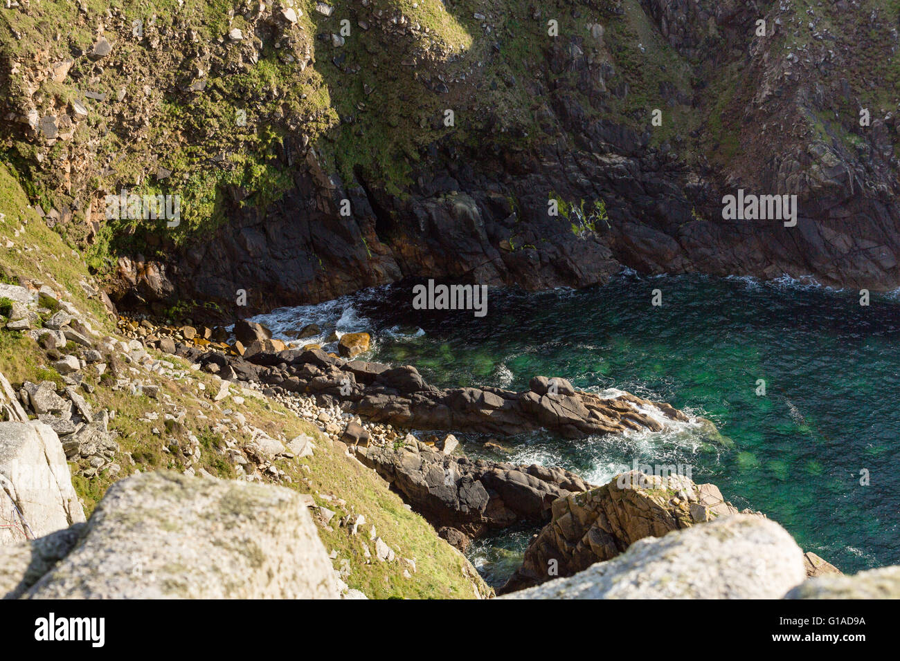 Portmehor Punkt, Carn Galver, Cornwall, UK Stockfoto