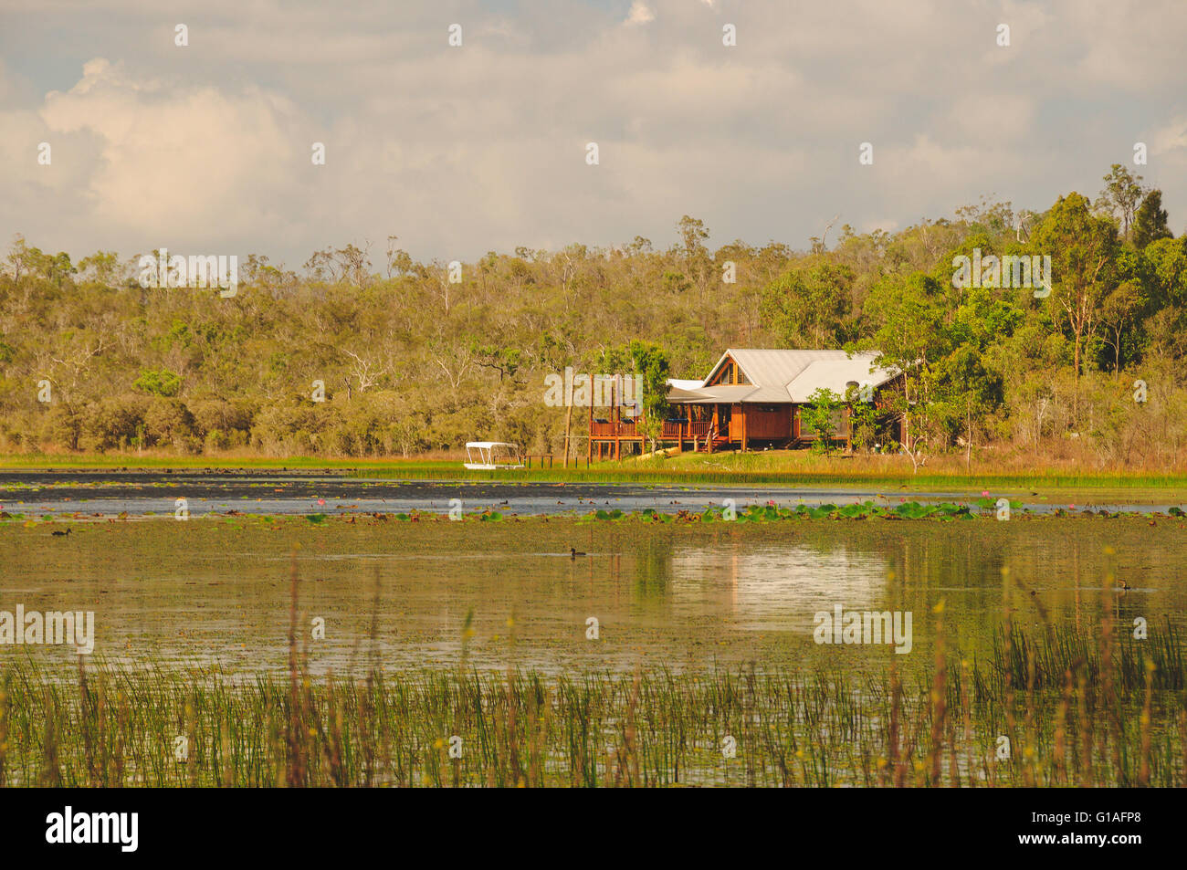Die Mareeba Wetlands in der Nähe von Cairns, Australien Stockfoto