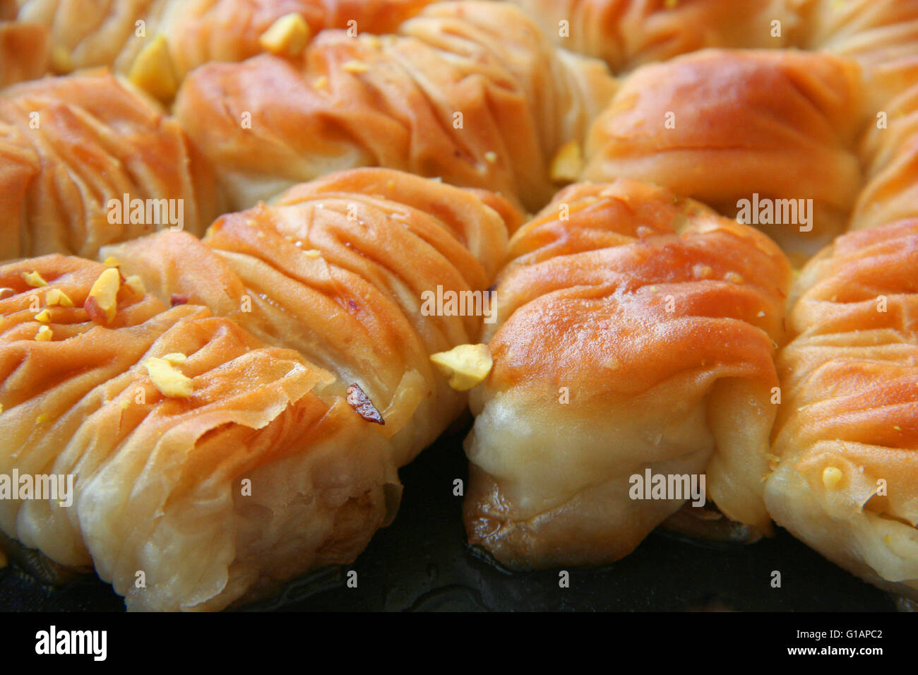 Baklava Stockfoto