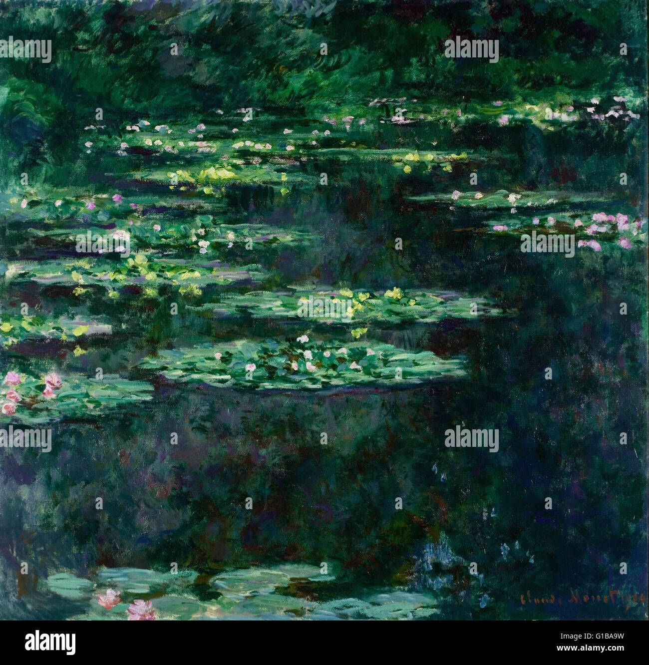 Claude Monet - Seerosen - MuMa Stockfoto