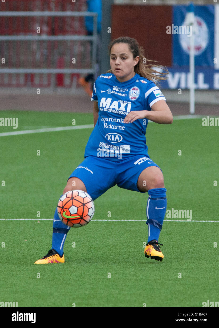 MALIN DIAZ Eskilstuna United Football Stockfoto