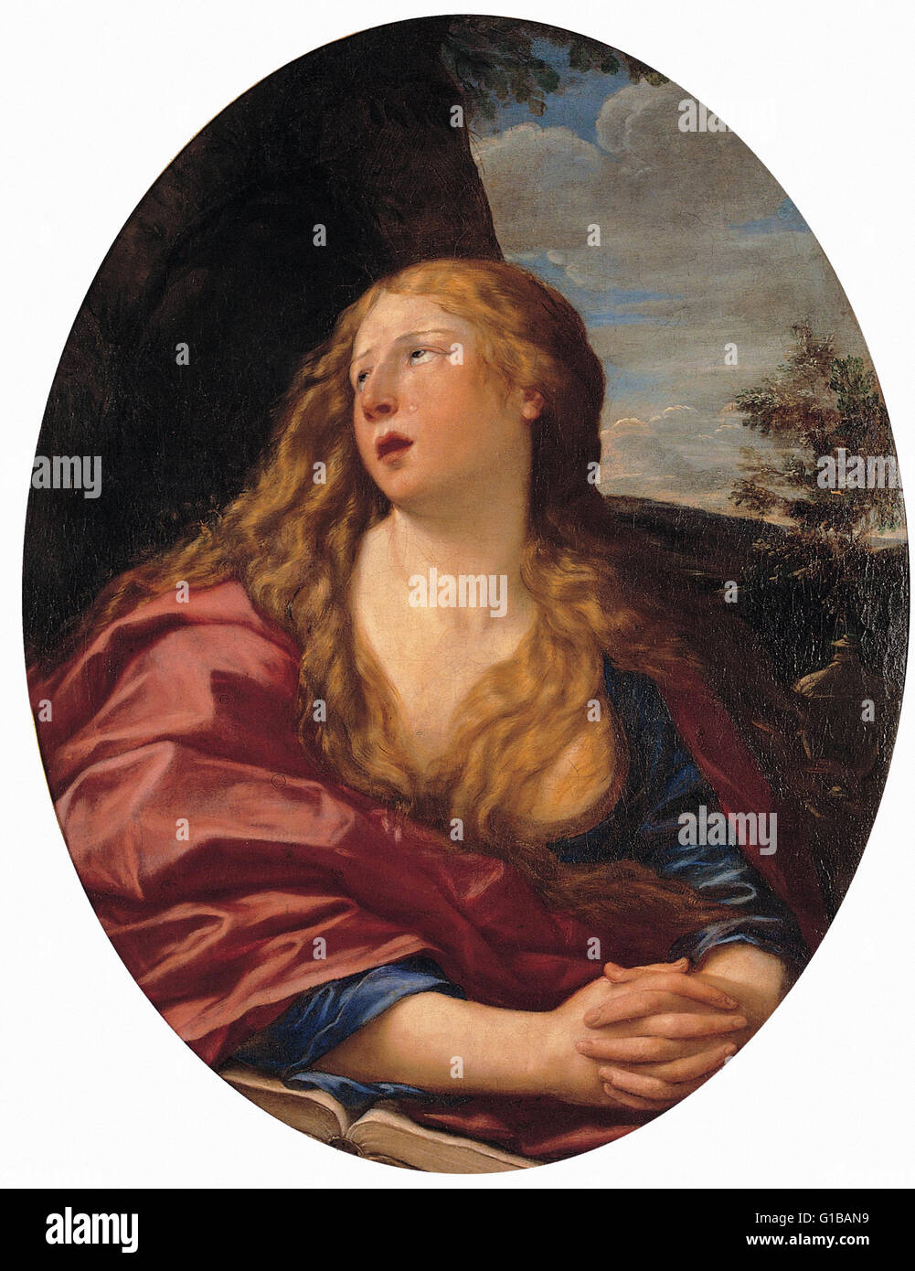 Francesco Albani - Büßerin Magdalena - Musei Capitolini Roma Stockfoto