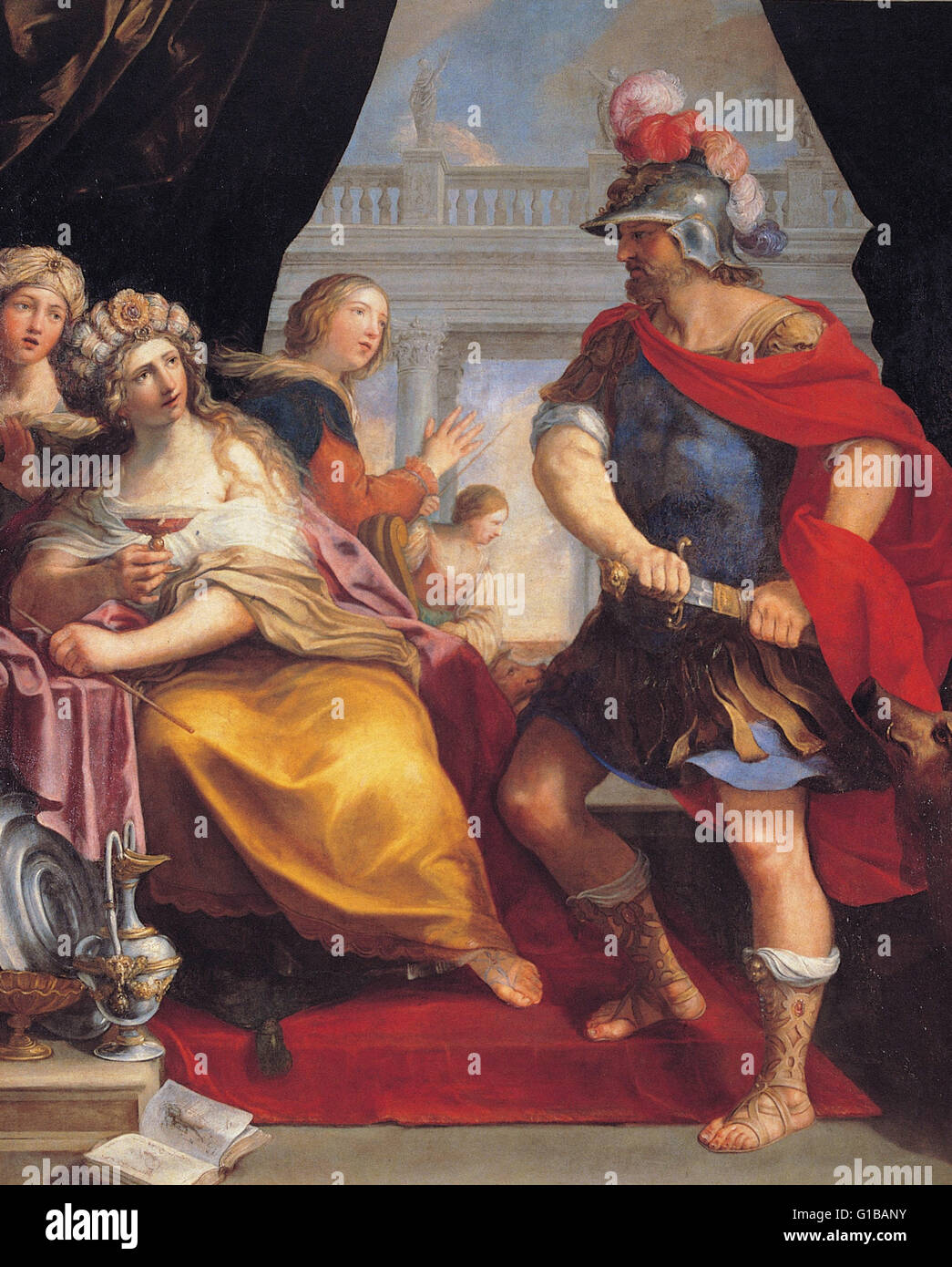 Giovanni Andrea Sirani - Odysseus und Circe - Musei Capitolini Roma Stockfoto