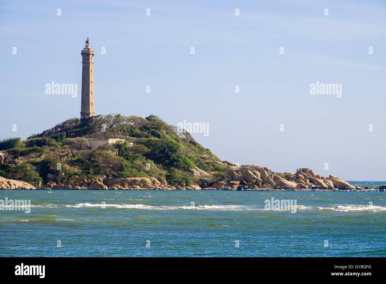 Vietnam, Provinz Binh Thuan, Mui Ne rund 40 km südlich, Ke Ga Lighthouse Stockfoto