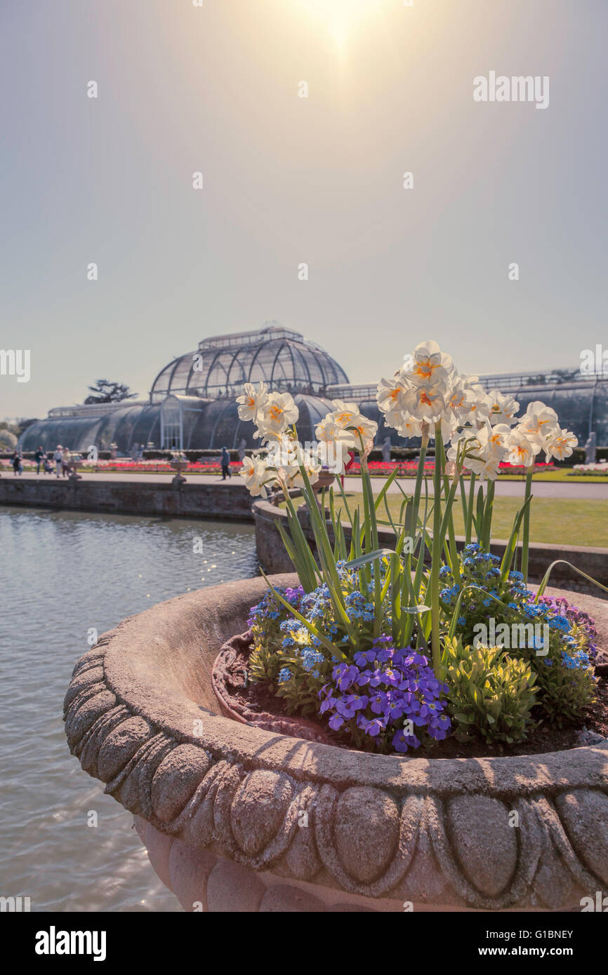 Ein landschaftlich von Kew Gardens, Süd-west-London, UK. Stockfoto
