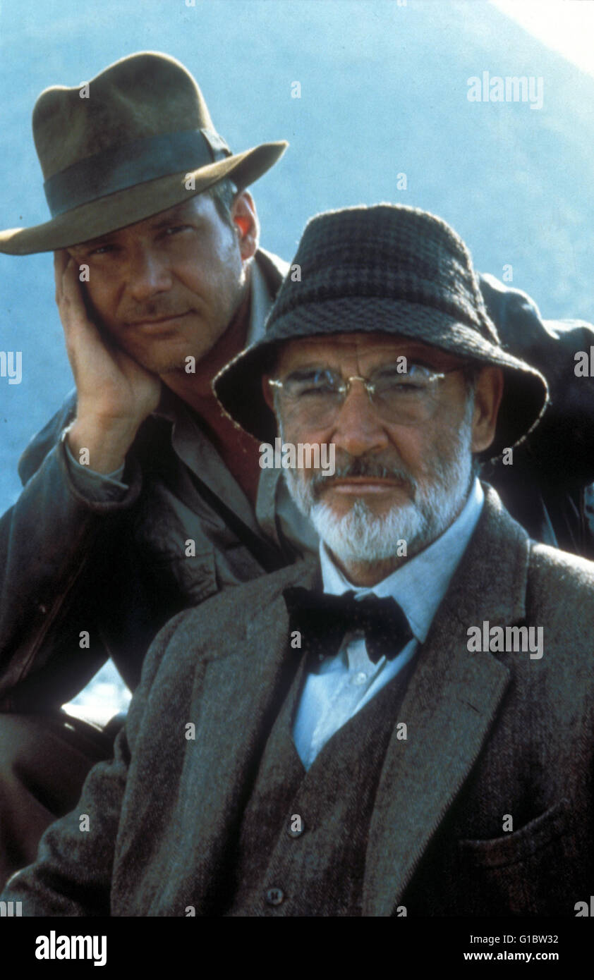 Indiana Jones Und der Letzte Kreuzzug / Harrison Ford / Sean Connery Stockfoto