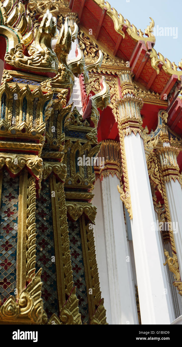 traditionelle thai Tempel in bagkok Stockfoto