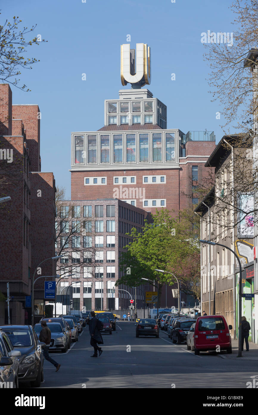 Dortmunder U, eine ehemalige Brauerei und Industriedenkmal, Dortmund, Deutschland. Stockfoto