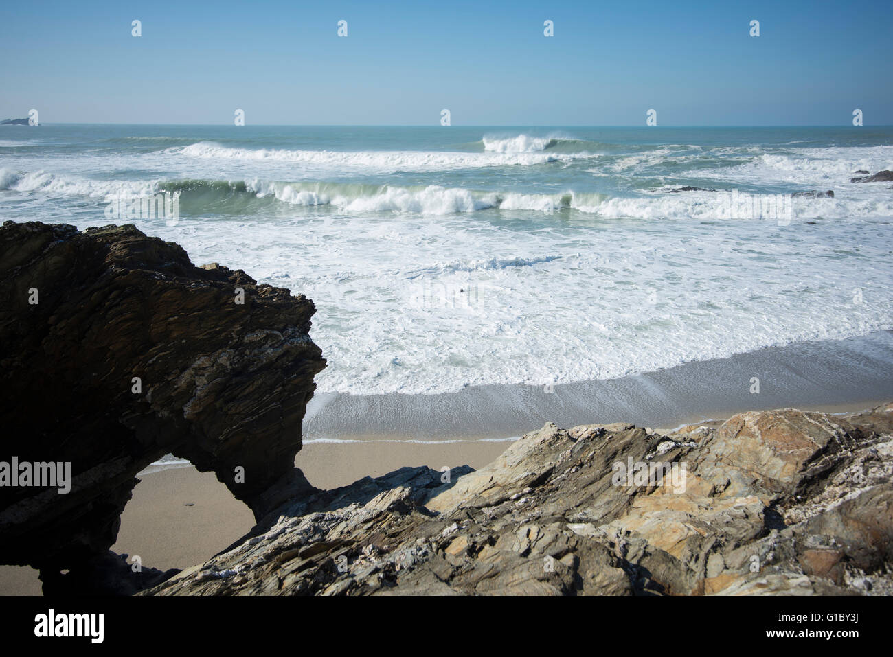 Wenig fistral, newquay Stockfoto