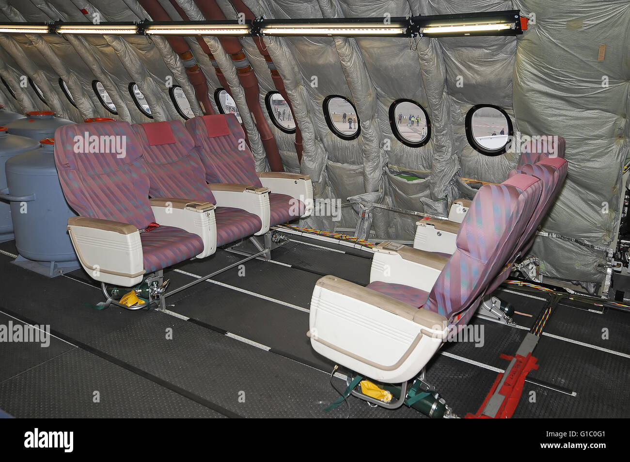 Airbus A380-861 innen Test Flugzeug F-WWDD: Panel ohne Schalung 上質仕様 A380 AIRBUS 航空機