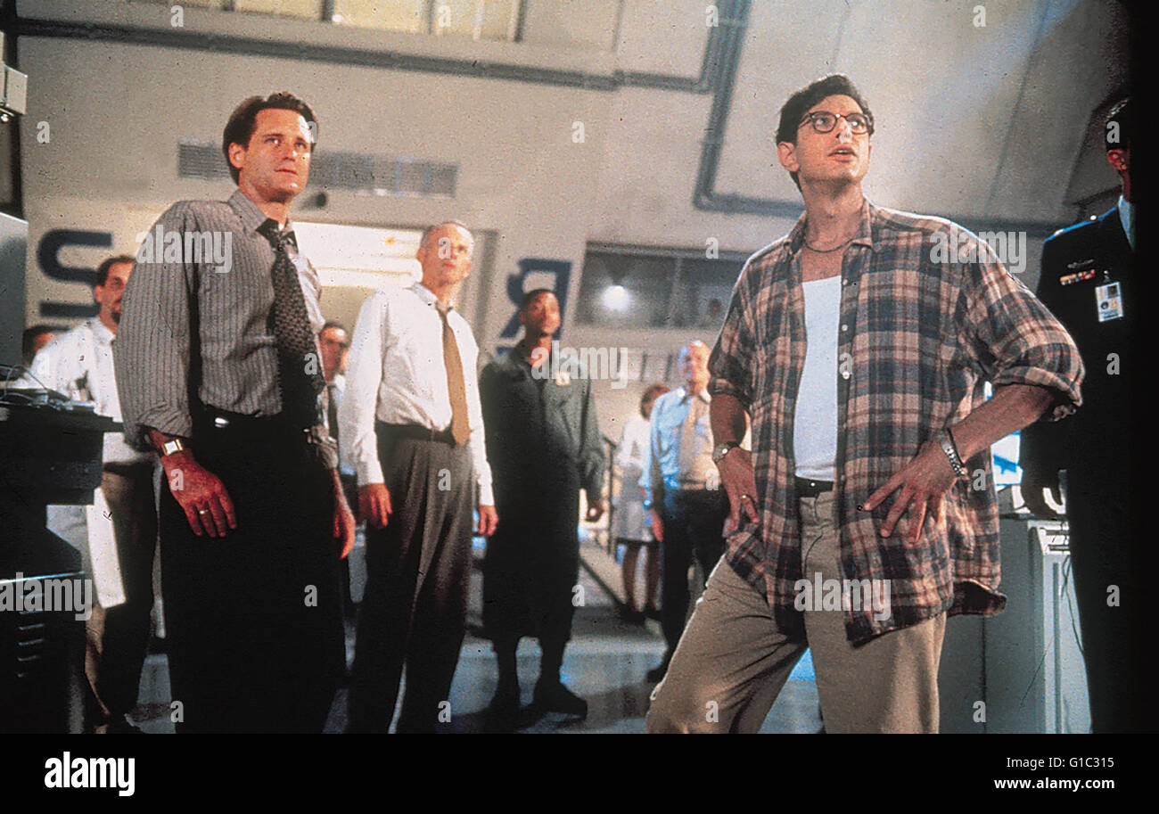 Independence Day / Bill Pullman / Jeff Goldblum, Stockfoto