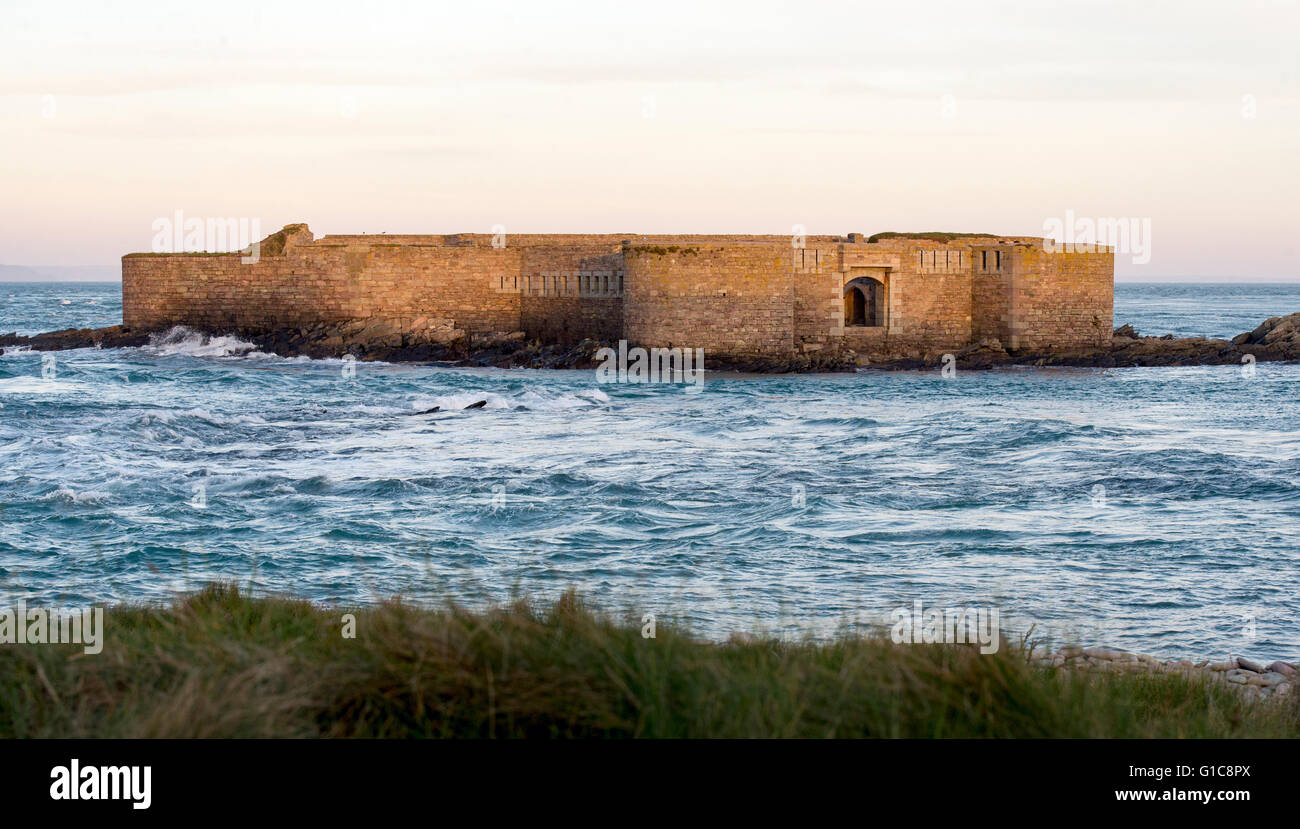 Fort Houmt Herbé aus der Kanal-Insel Alderney Stockfoto