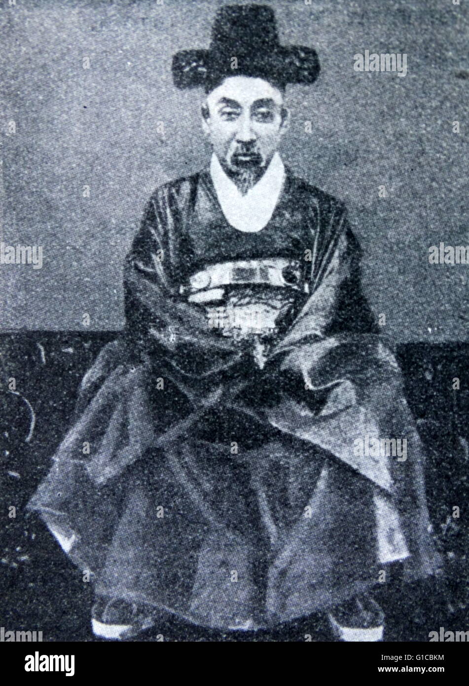 Porträt des Prinzen Heungsung, der Tai gewann Kun Stockfoto