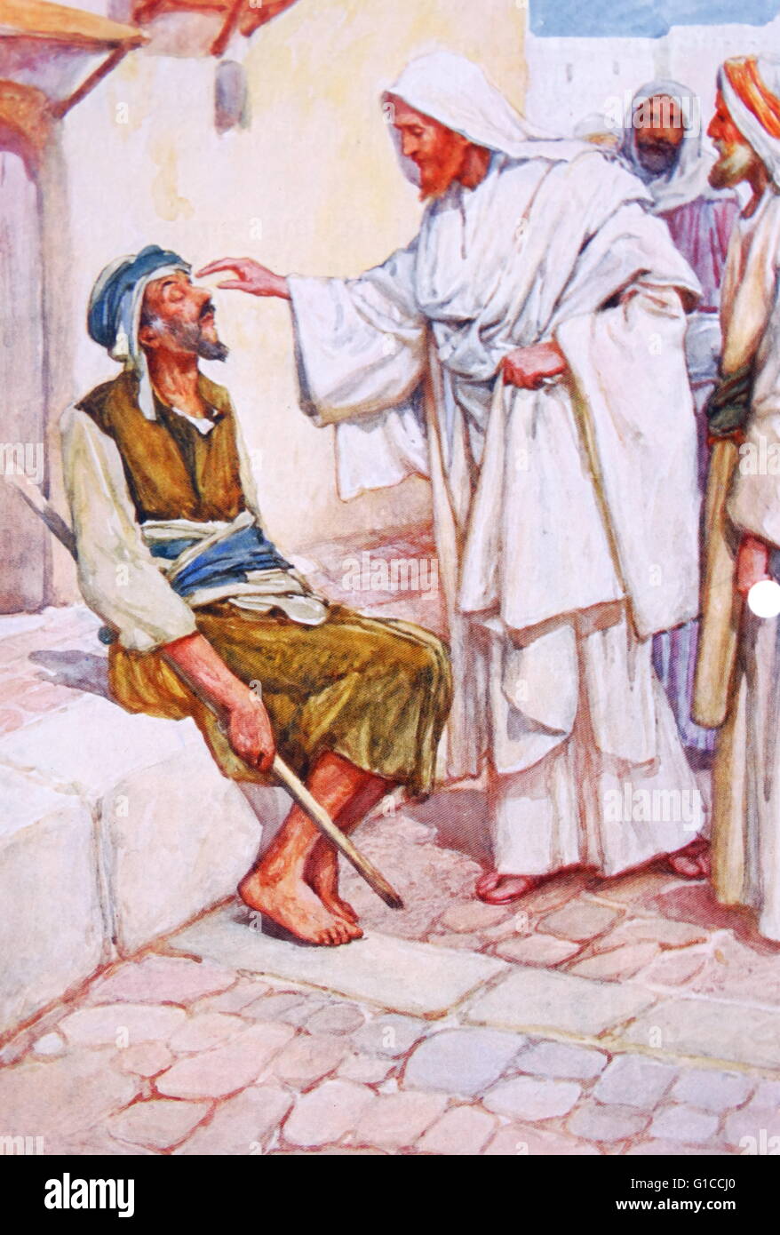 Jesus Heilt Einen Blinden