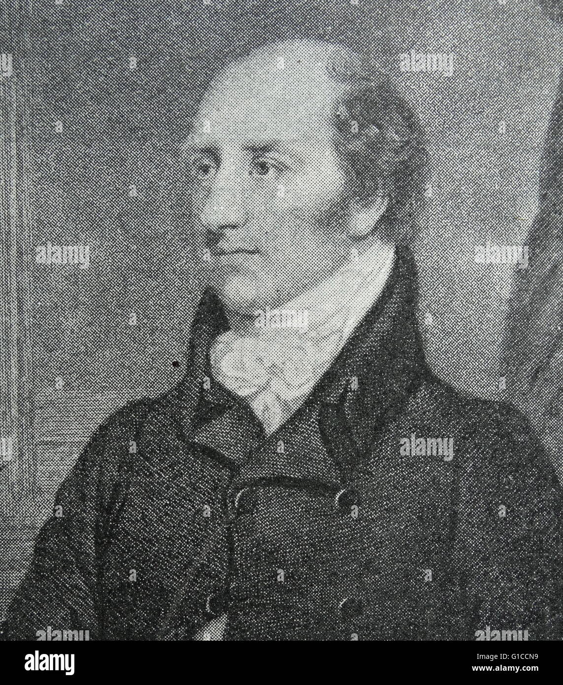Porträt von George Canning (1770-1827), britischer Staatsmann und Tory Politiker. Vom 19. Jahrhundert Stockfoto