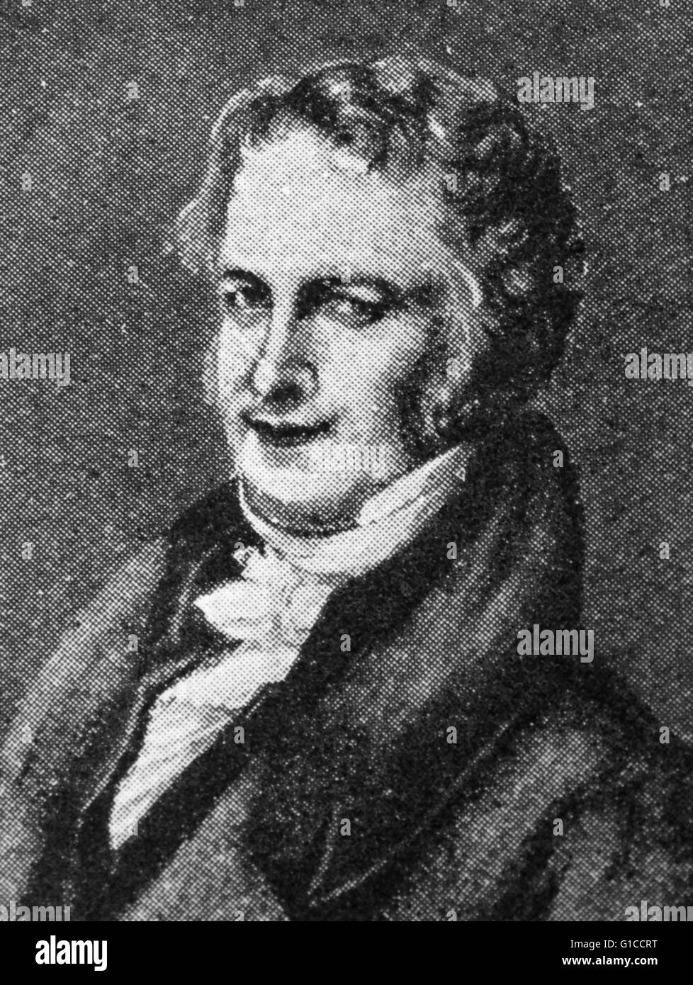Porträt des preußischen Geograph Alexander von Humboldt (1769 – 1859), Naturforscher, Explorer und einflussreiche Befürworter der romantischen Philosophie. Vom 19. Jahrhundert Stockfoto