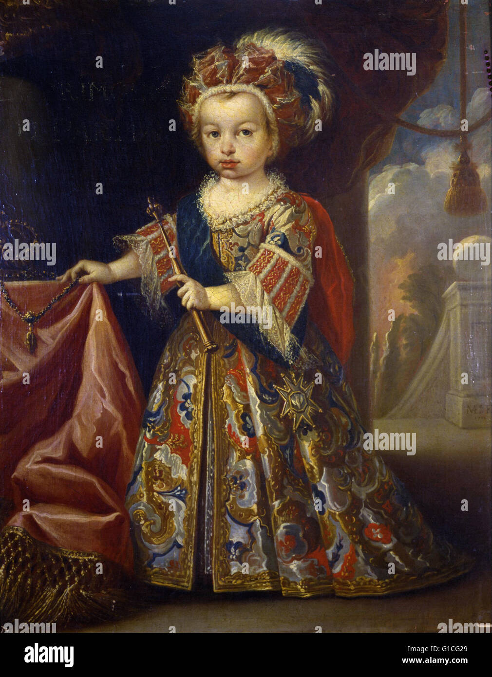 Meléndez, Miguel Jacinto - Luis i., Prinz von Spanien - Museo Cerralbo Stockfoto