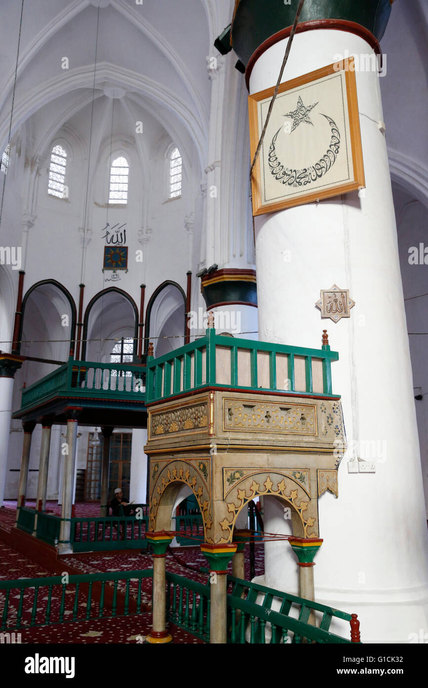 Selimye Moschee (St. Sophia Cathedral), Nicosia, Zypern. Stockfoto