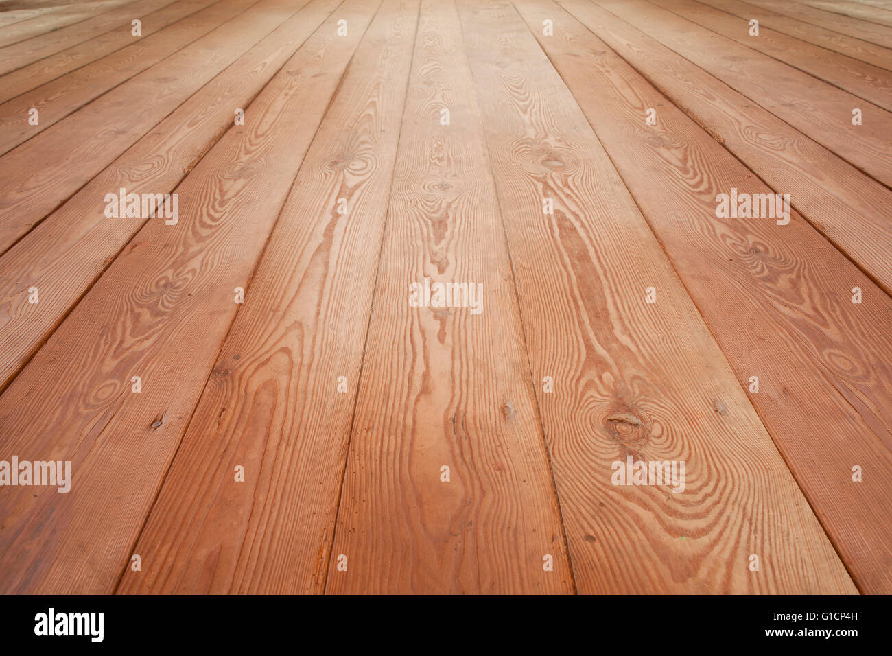 Holzboden-Hintergrund oder braune Bretterwandtextur Stockfoto