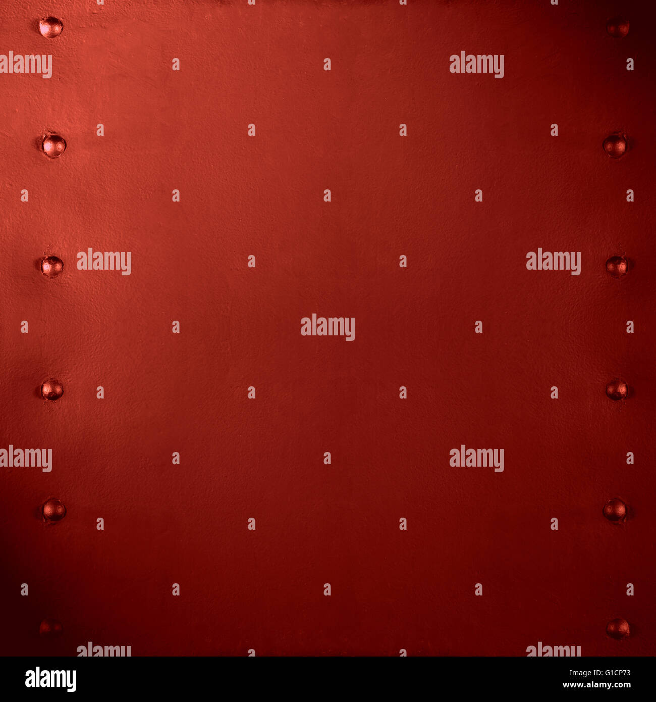 Abstrakt rot Metall Hintergrund oder glatten Platte Textur Stockfoto