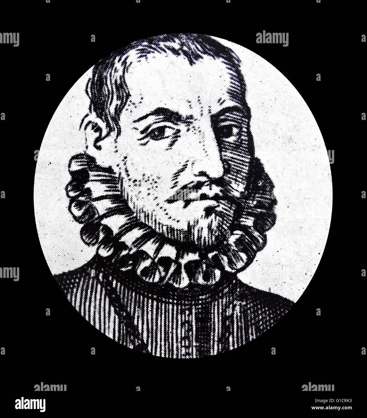 Antonio de Herrera y Tordesillas (1549 – 1626). Chronist; Historiker; und Schriftsteller des spanischen goldenen Zeitalters schrieb über die spanische Eroberung Amerikas. Stockfoto