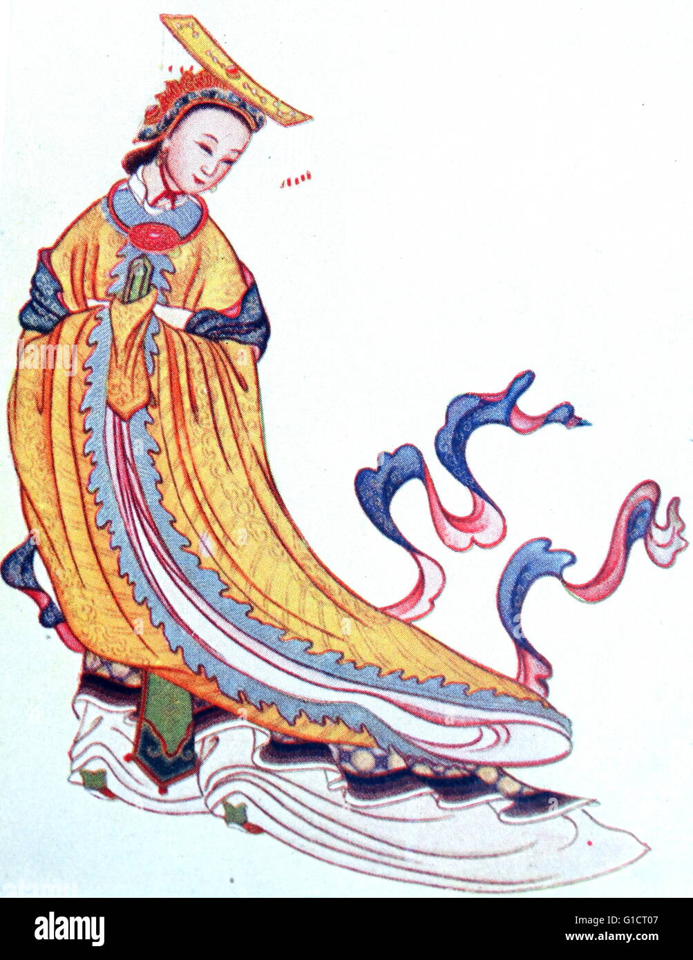Illustration der Kaiserin Chao Yang Stockfoto