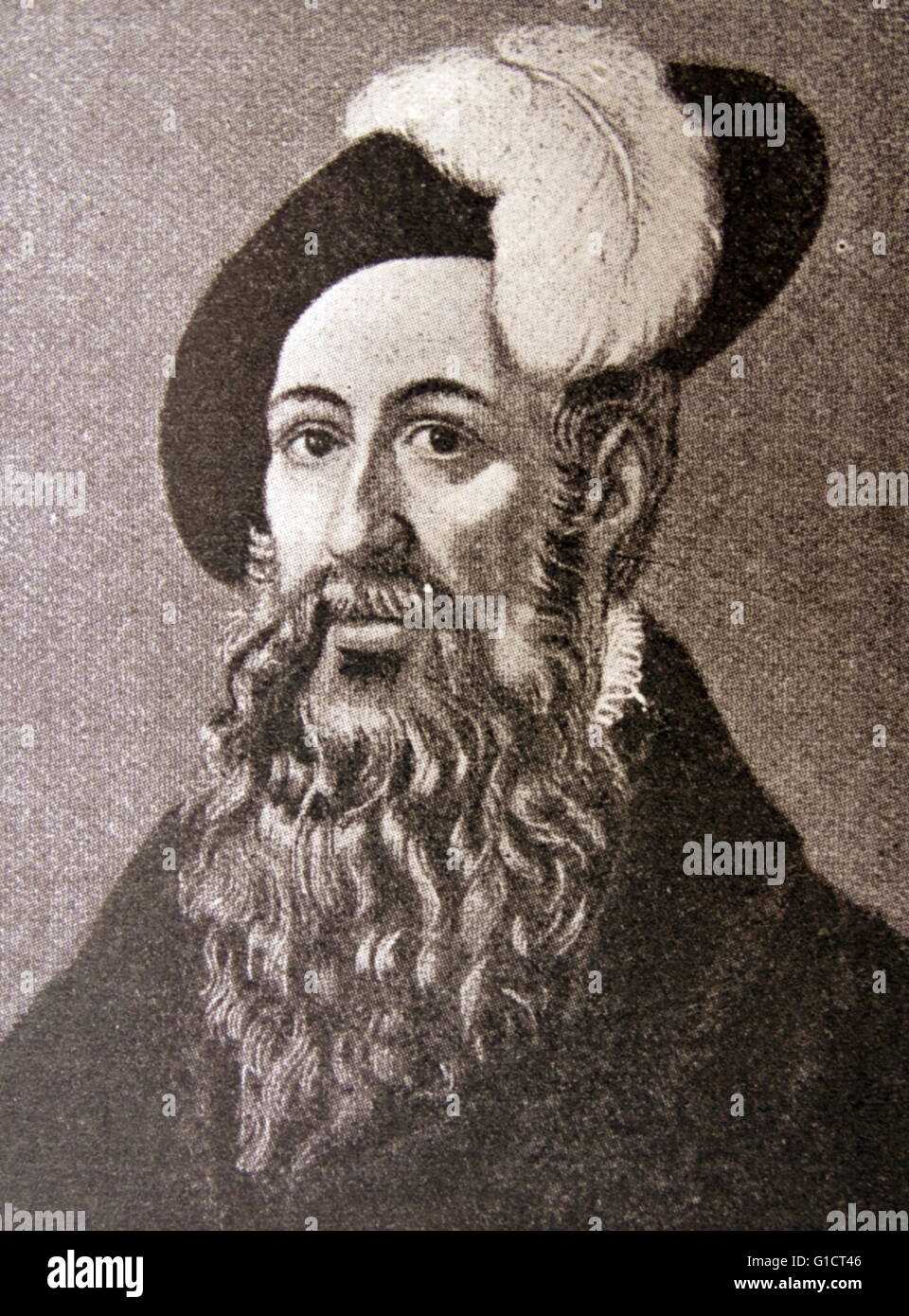 Porträt von Johannes Gutenberg (13981468) deutschen Schmied, Goldschmied, Drucker und Verleger