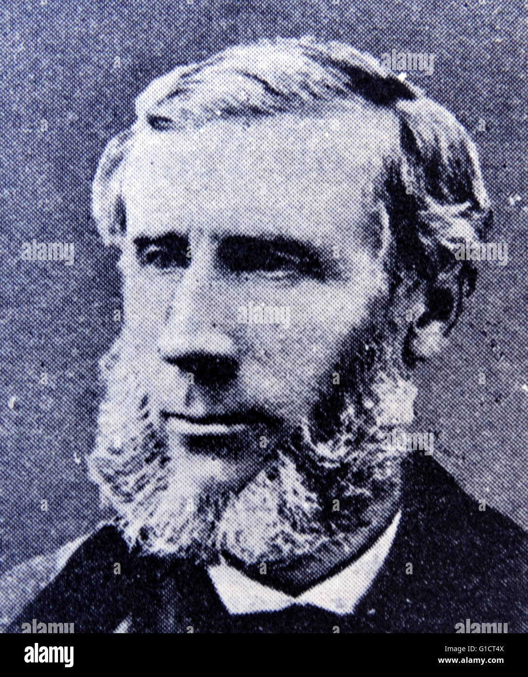 Fotografisches Porträt des irischen Physiker John Tyndall (1820-1893). Vom 19. Jahrhundert Stockfoto