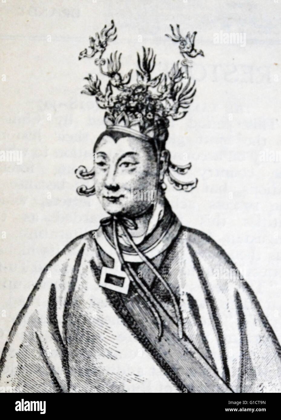 Wu zetian die einzige kaiserin in der chinesischen geschichte Fotos
