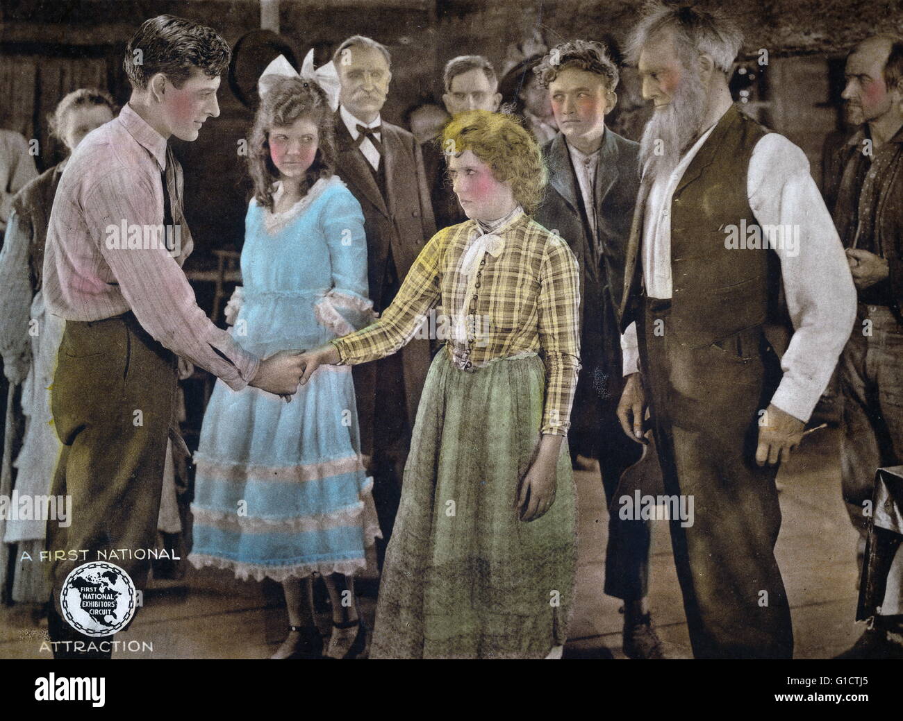 Mary Pickford in Heart o' Hills 1919. Amerikanische Stille Drama Film unter der Regie von Joseph De Grasse und Sidney Franklin; geschrieben von Bernard McConville basierend auf John Fox; Jr. Roman des gleichen Namens. Mary Pickford (8. April, 1892 – 29.Mai; 1979) war ein kanadisch-amerikanischen Bewegung Abbildung Schauspielerin; Mitbegründer des Films Studio United Artists Stockfoto