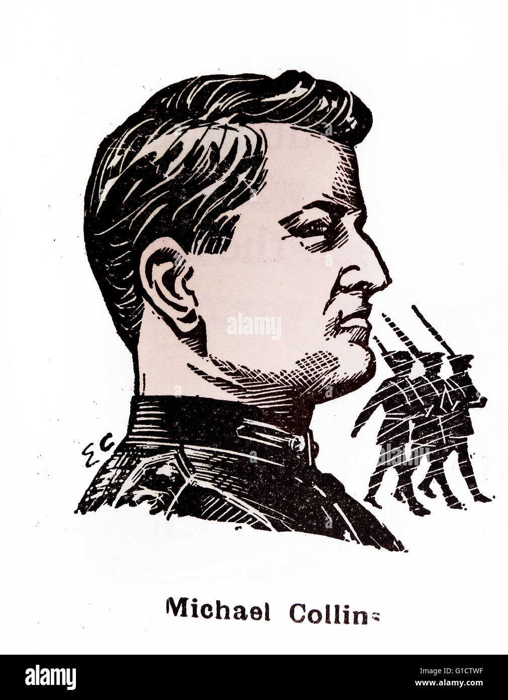 Michael Collins (irische Führer) (1890 – 1922); Irischen Revolutionsführers; Soldat; und Politiker Stockfoto Michael Collins (irische Führer) (1890 – 1922); Irischen Revolutionsführers; Soldat; und Politiker Stockfoto