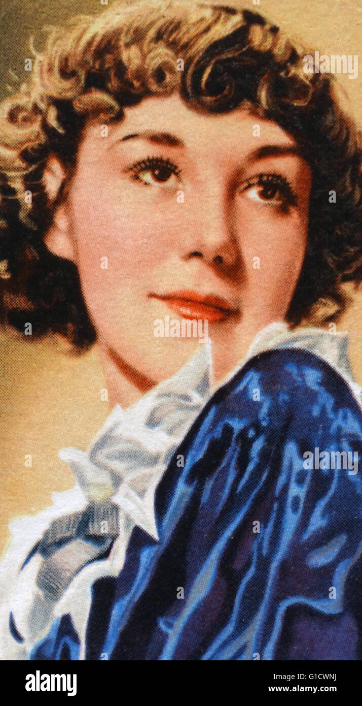 Anne Shirley (1918 – 1993), eine US-amerikanische Schauspielerin. Vom 20. Jahrhundert Stockfoto